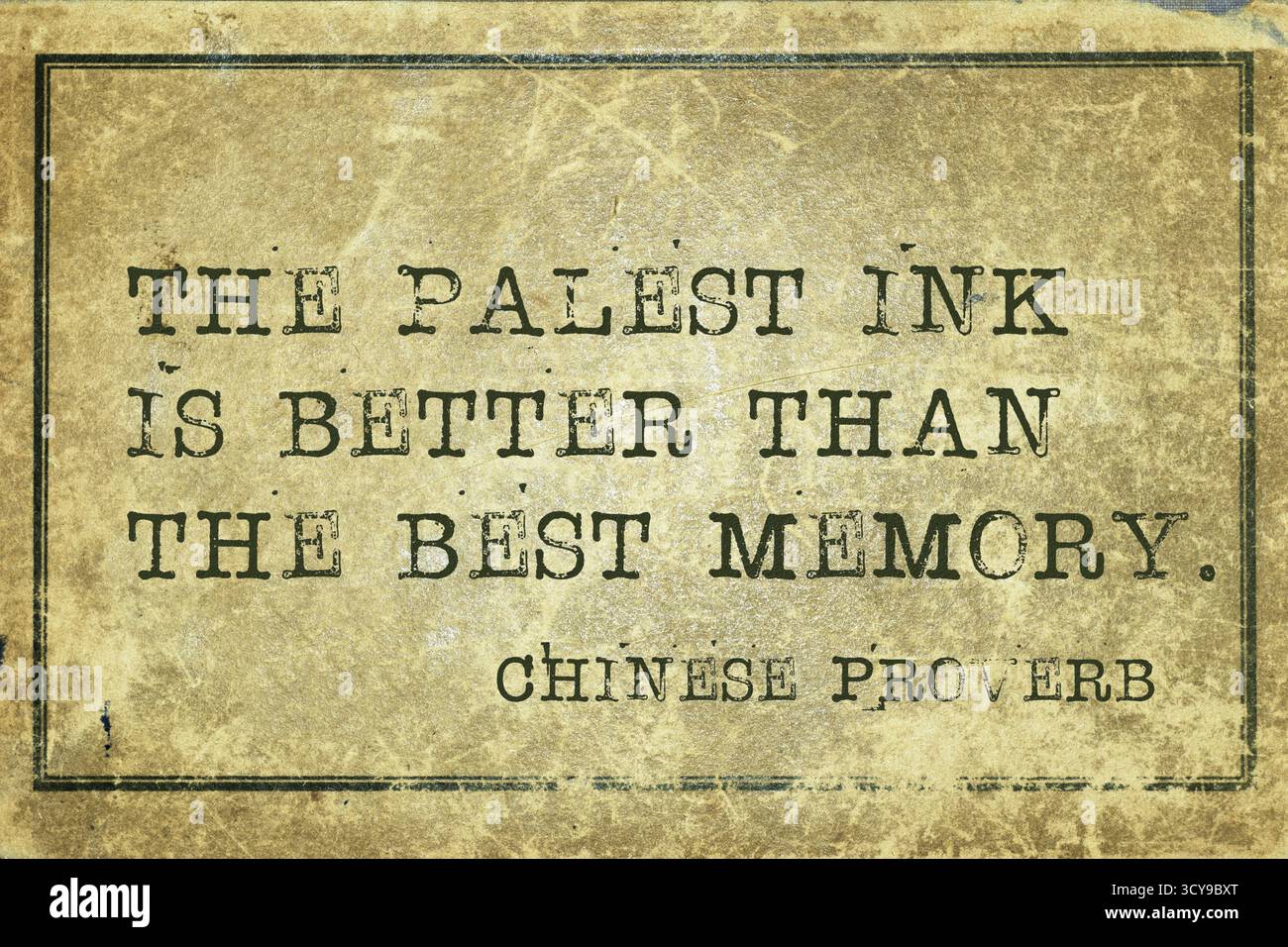 Chinese proverb hi-res stock photography and images - Alamy