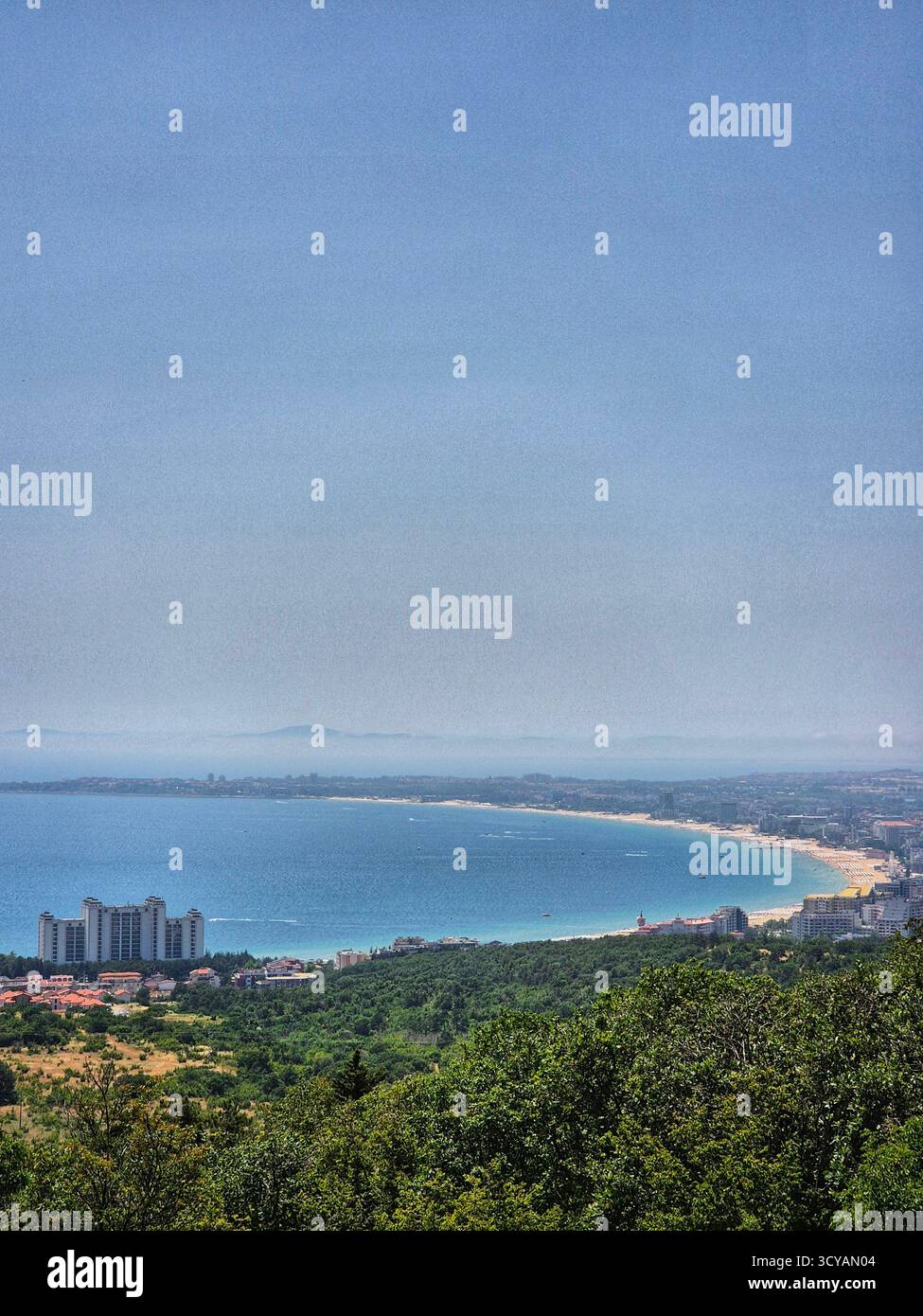 Rocky coast of the sea. the beach at the sea - Smartphone Captured Stock Image