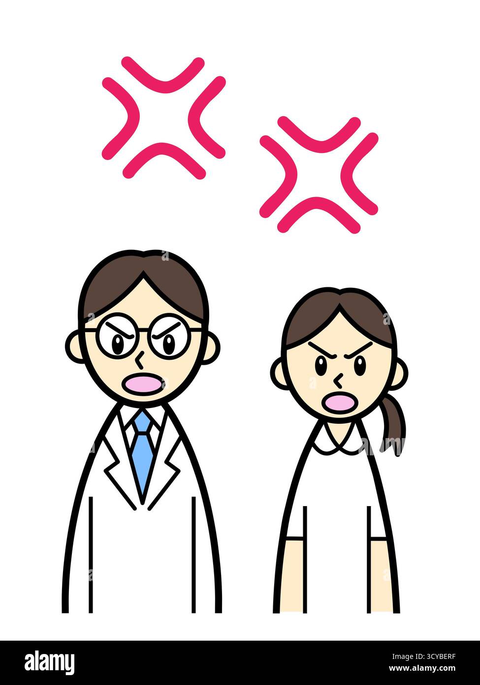 Anger unhappy Cut Out Stock Images Pictures Alamy