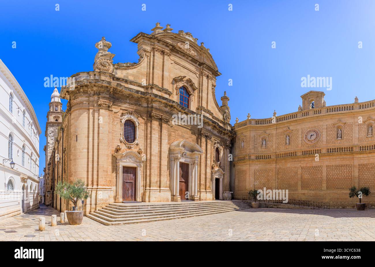 Monopoli. Puglia. Italy. The Basilica of the Madonna della Madia Stock Photo
