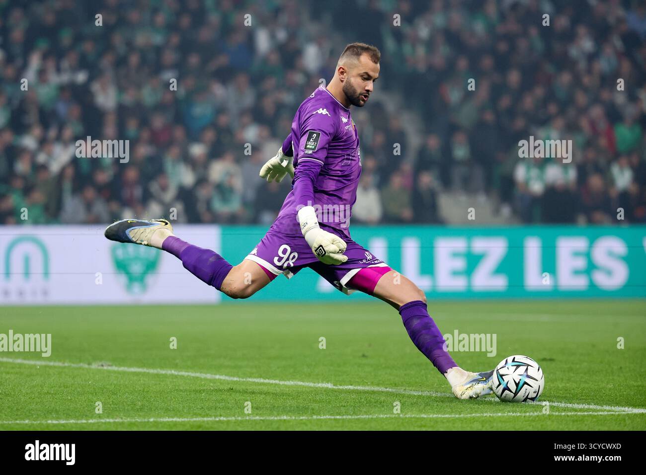 98 Nicolas KOCIK (lmfc) during the Ligue 2 BKT match between Saint ...
