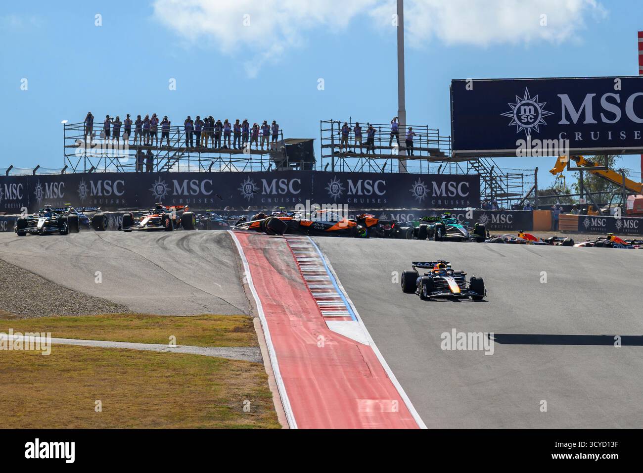 Oracle Red Bull Racing driver Max Verstappen (1), of the Netherlands ...