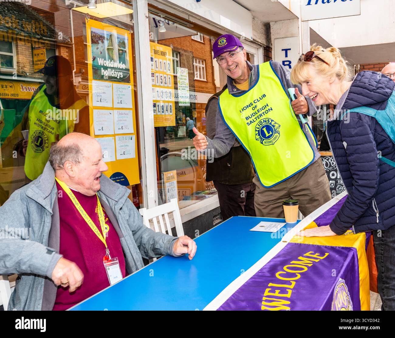 Budleigh Lions Autumn Raffle, raising money for local causes. Stock Photo
