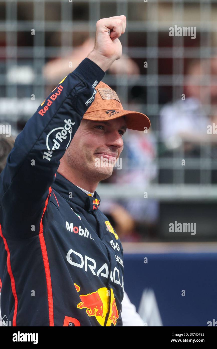 AUSTIN, TX - OCTOBER 17: Oracle Red Bull Racing driver Max Verstappen ...