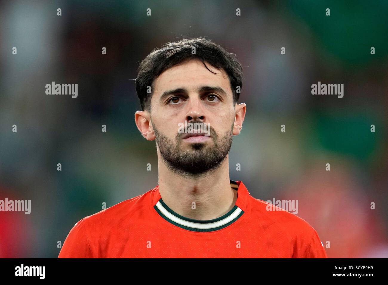 Portugal's Bernardo Silva stands on the pitch before a World Cup 2026