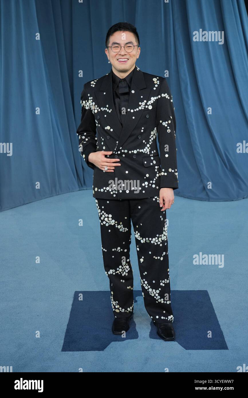 Bowen Yang arrives at the fifth annual Academy Museum Gala on Saturday ...