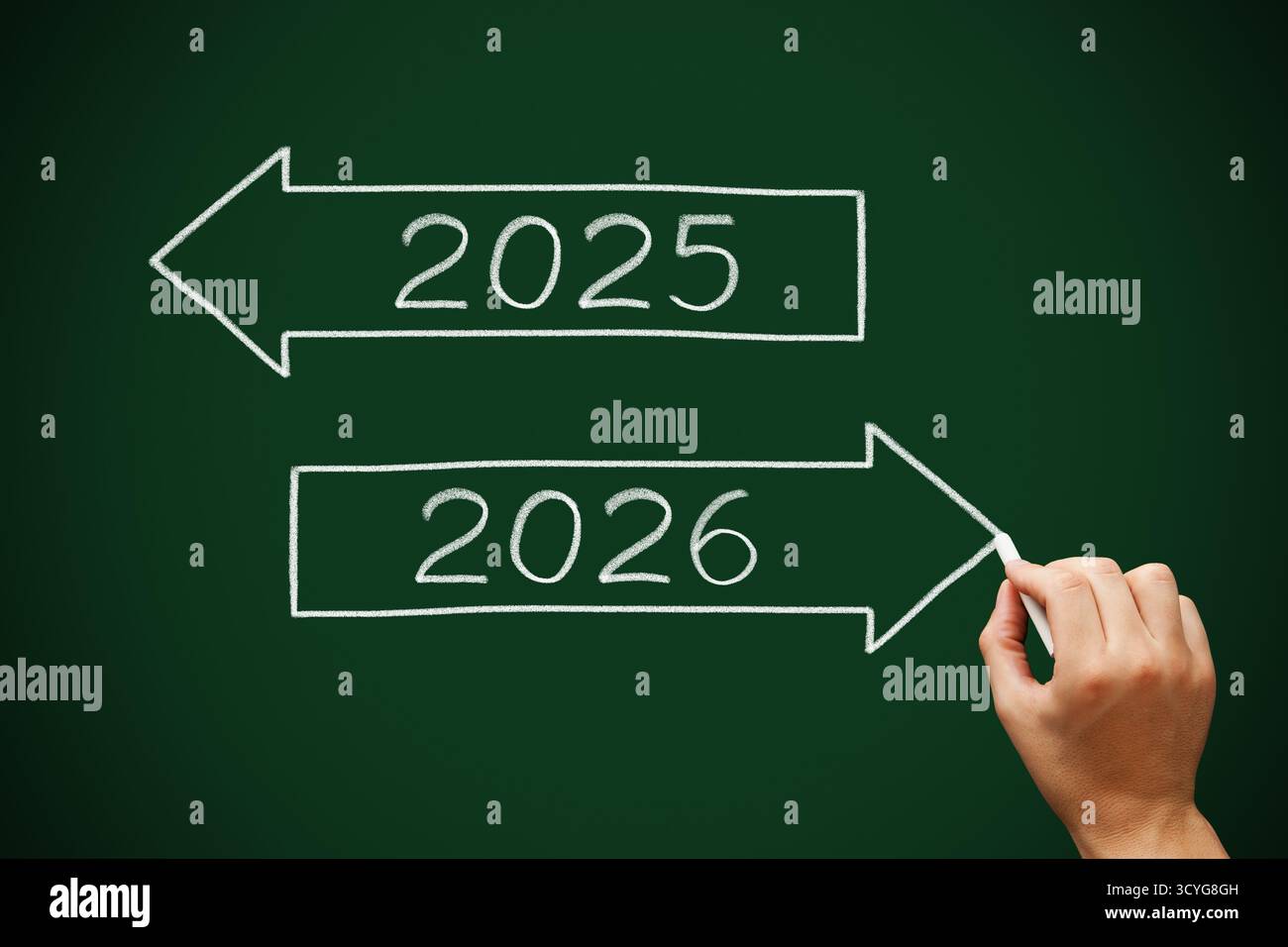 2025 2026 year transition hi-res stock photography and images - Alamy