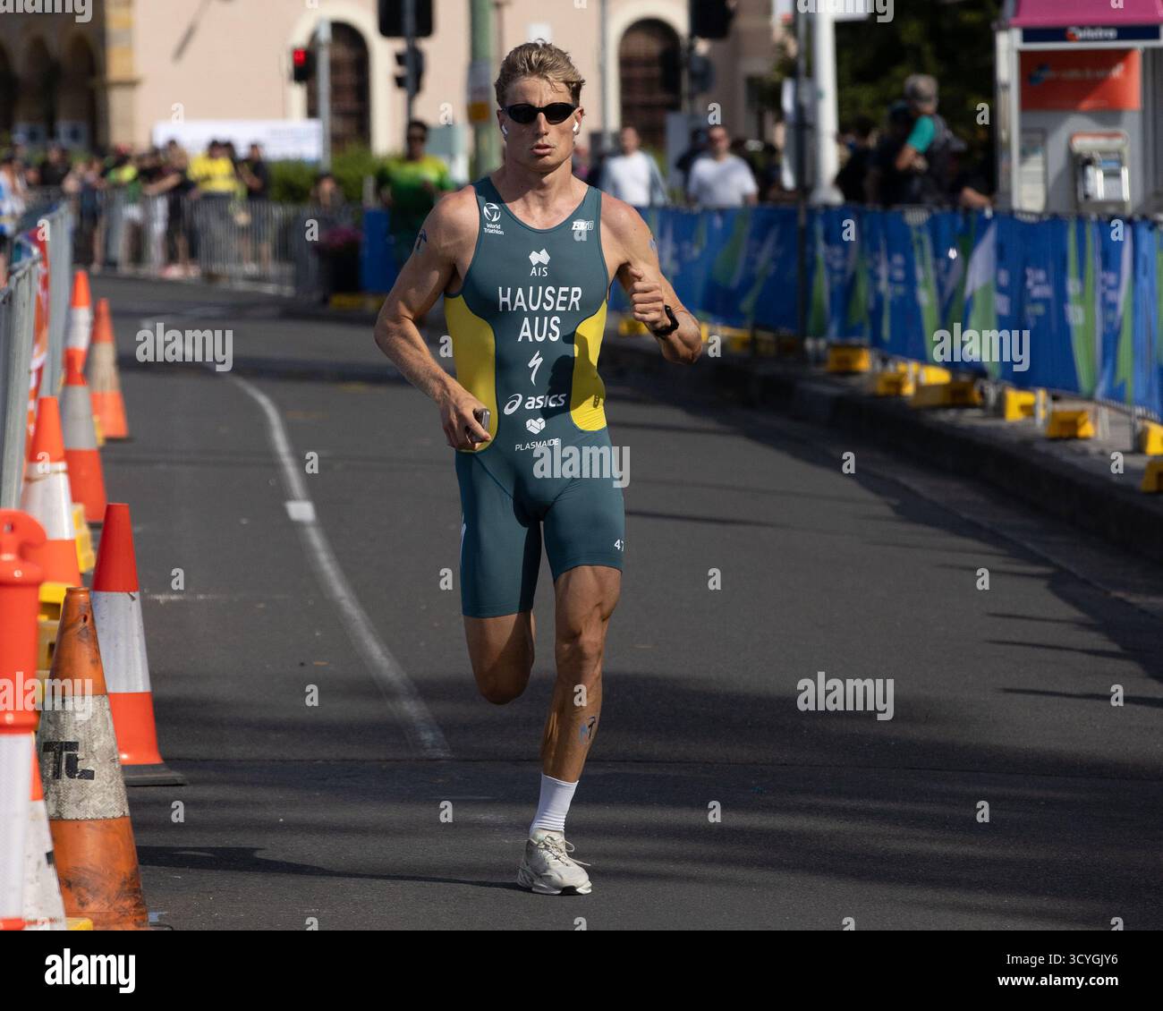 Mat Heuser Rmc Matthew Hauser, of Australia, at the 2025 World Triathlon Championship ...