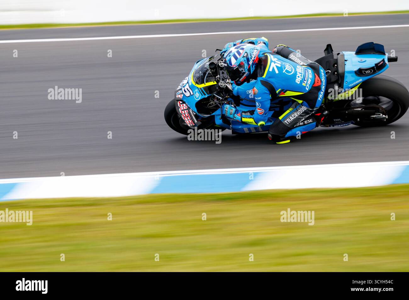 Cowes, Australia. 19th Oct, 2025. Number 25 Trackhouse Racing rider ...