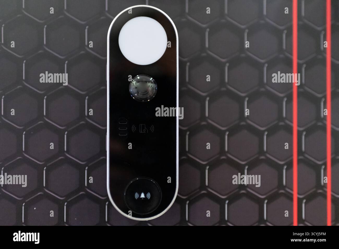 Home Security Alarm System Control Panel Stock Photo