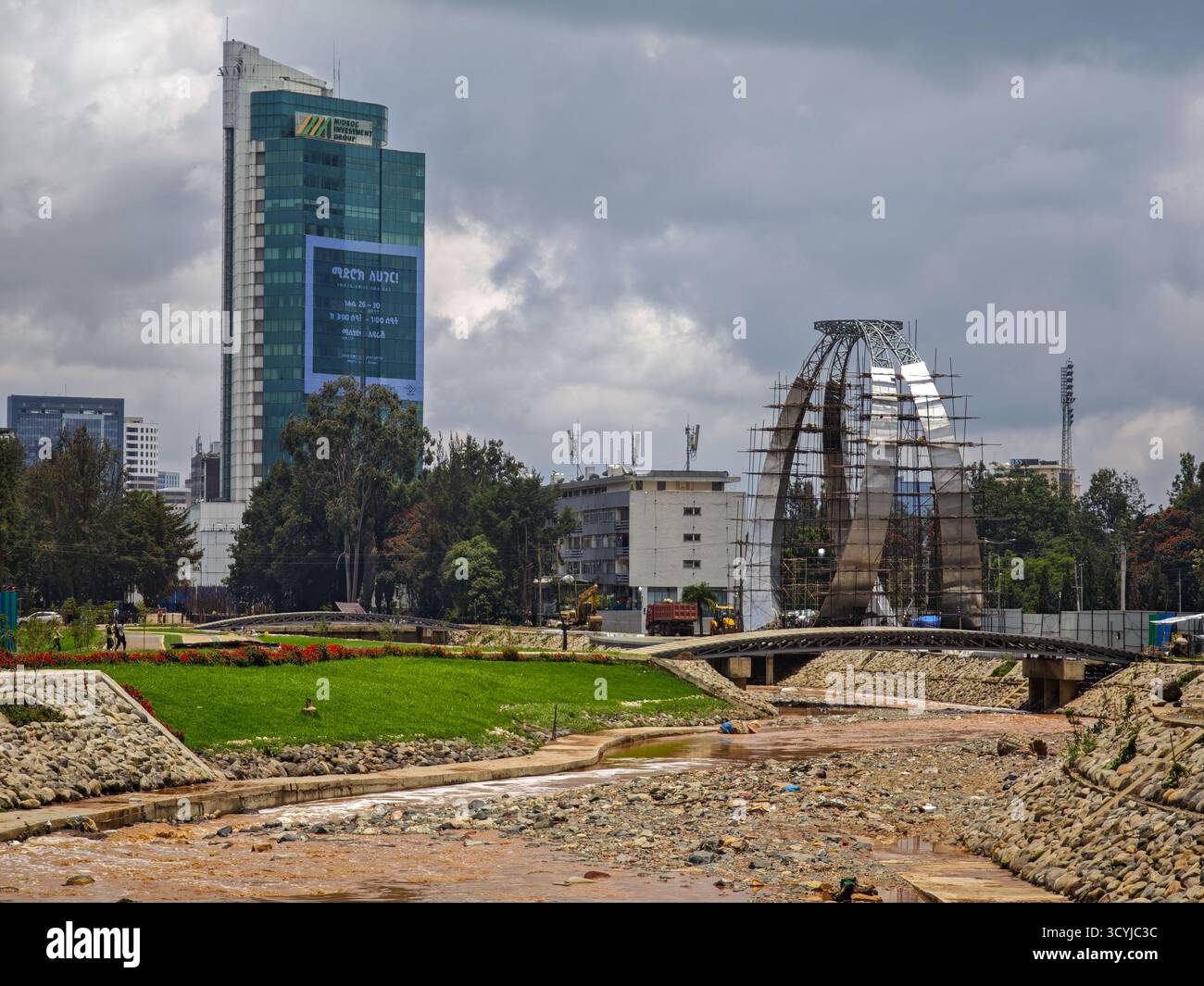 Addis Abeba, Ethiopia - 24 August 2025: view of the skyscrapers of ...