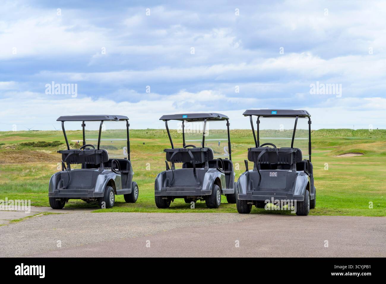 Electric golf buggies hi-res stock photography and images - Alamy