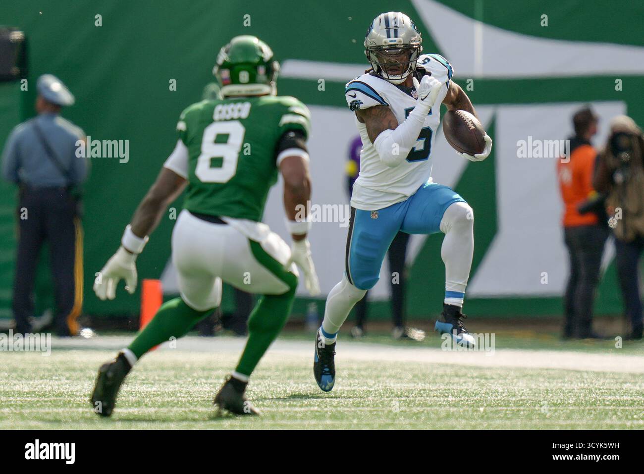 Carolina Panthers Running Back Rico Dowdle 5 Carries The Ball Against carolina-panthers-running-back-rico-dowdle-5-carries-the-ball-against