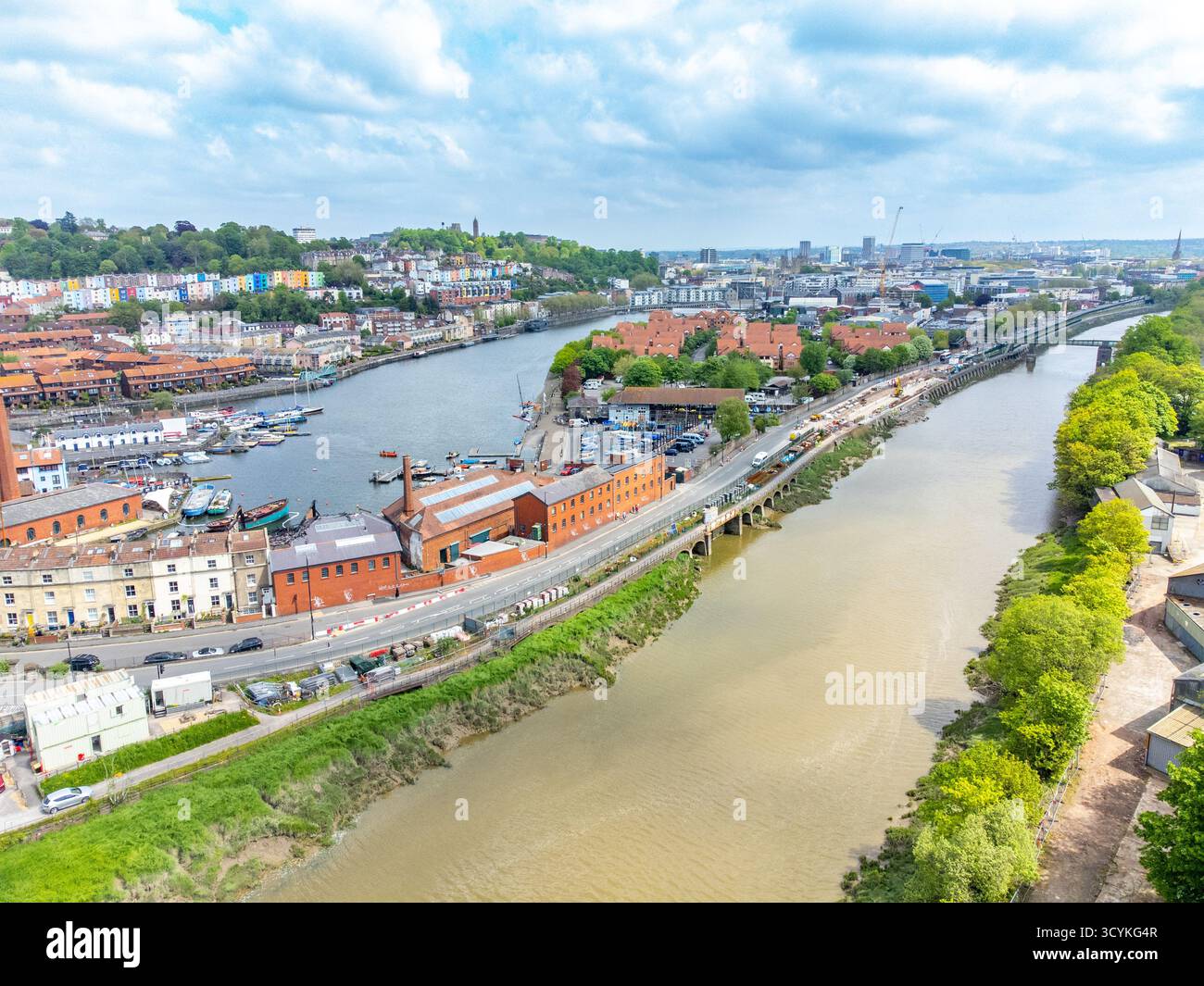 Aerial bristol estuary hi-res stock photography and images - Alamy