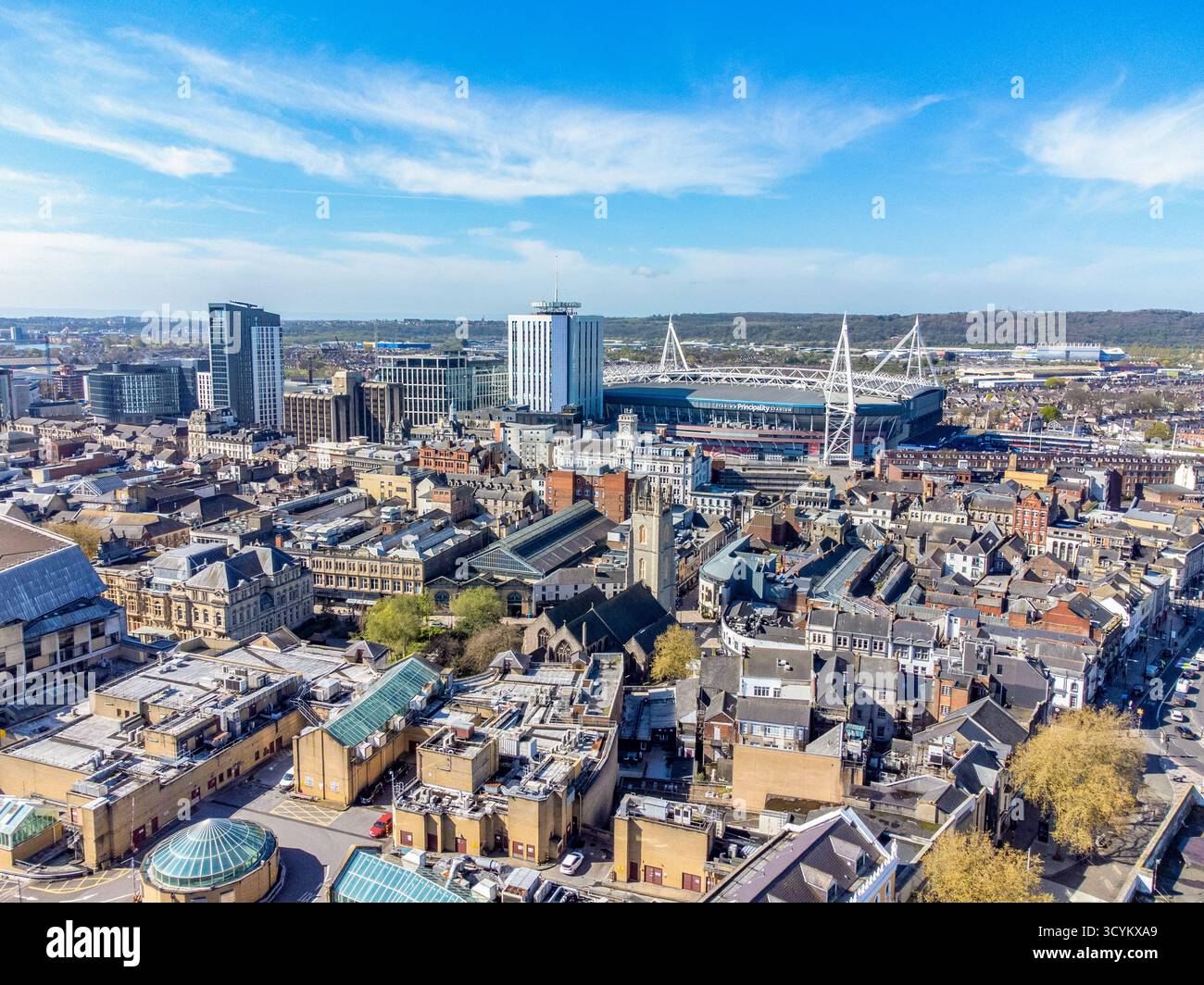 Cardiff city centre from hi-res stock photography and images - Alamy