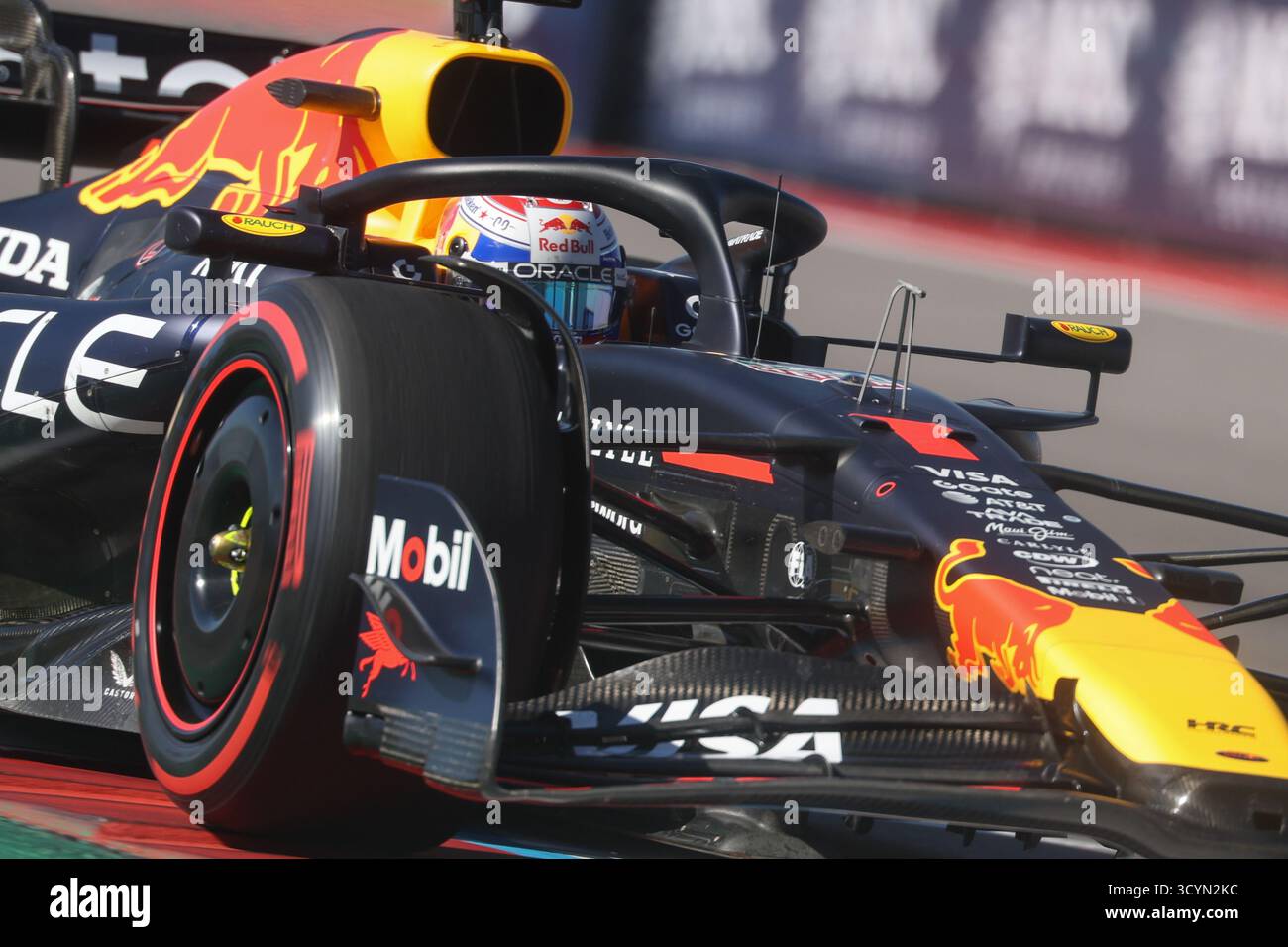 AUSTIN, TX - OCTOBER 19: Oracle Red Bull Racing driver Max Verstappen ...