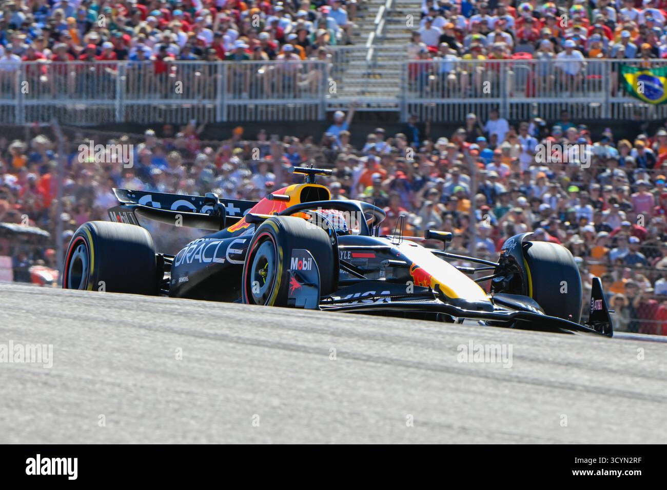 AUSTIN, TX - OCTOBER 19: Oracle Red Bull Racing driver Max Verstappen ...