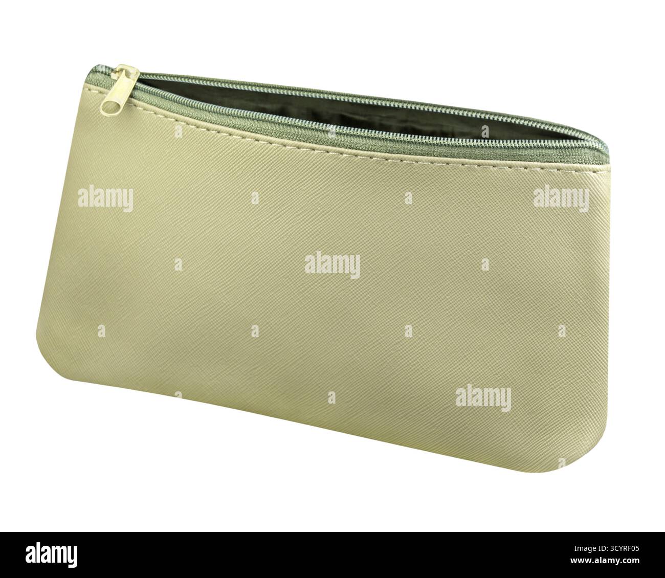 Cosmetic bag isolated on white background Stock Photo