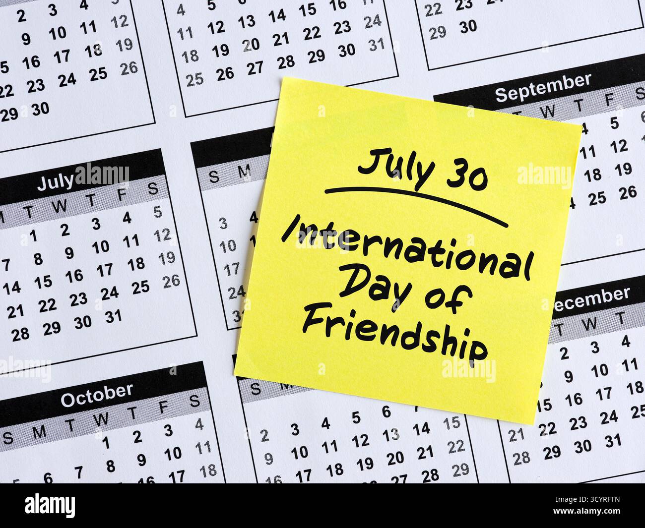 International day friendship 30 july hi-res stock photography and images -  Alamy