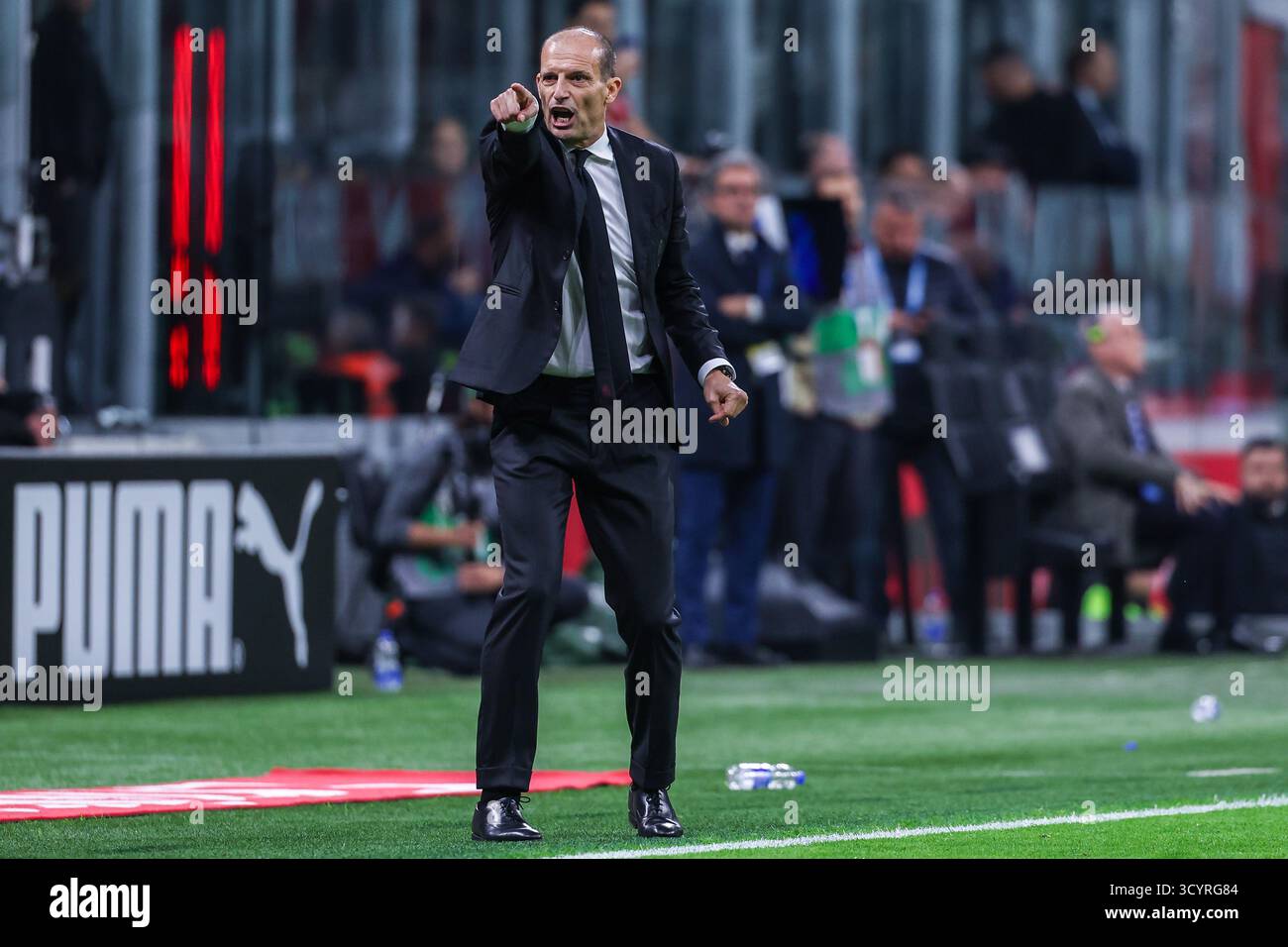 Massimiliano Allegri Head Coach of AC Milan gestures during Serie A ...