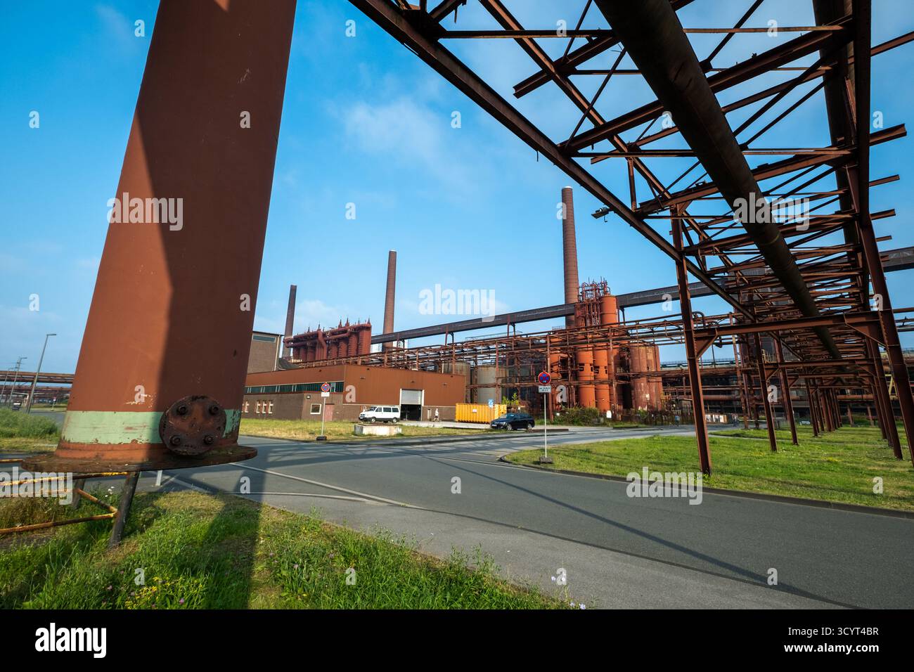15.08.2025, Germany, North Rhine-Westphalia, Essen - Former coking plant, UNESCO World Heritage Site Zollverein. 00A250815D131CAROEX.JPG [MODEL RELEAS Stock Photo