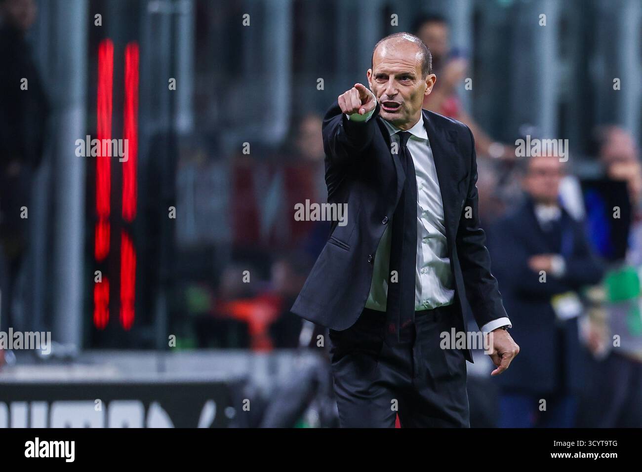 Massimiliano Allegri Head Coach of AC Milan gestures during Serie A ...