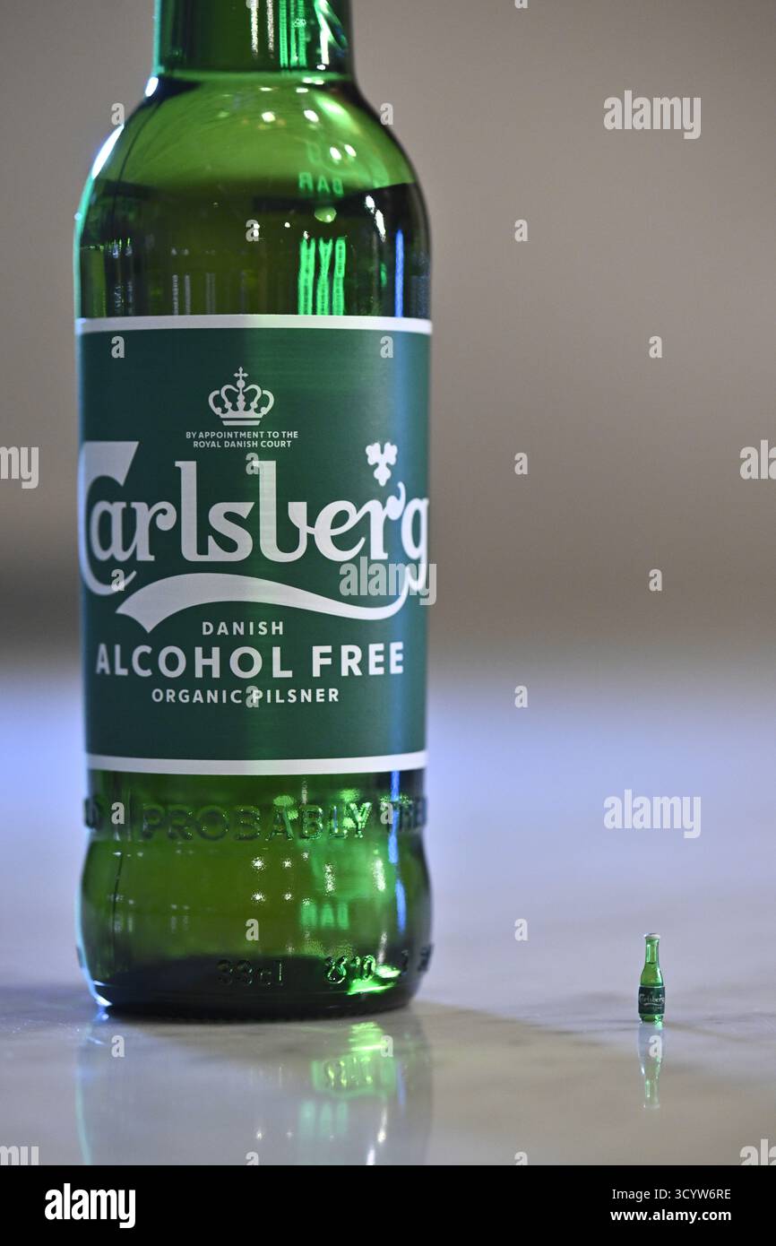 STOCKHOLM, SWEDEN 20251020Carlsberg has created the world's smallest ...