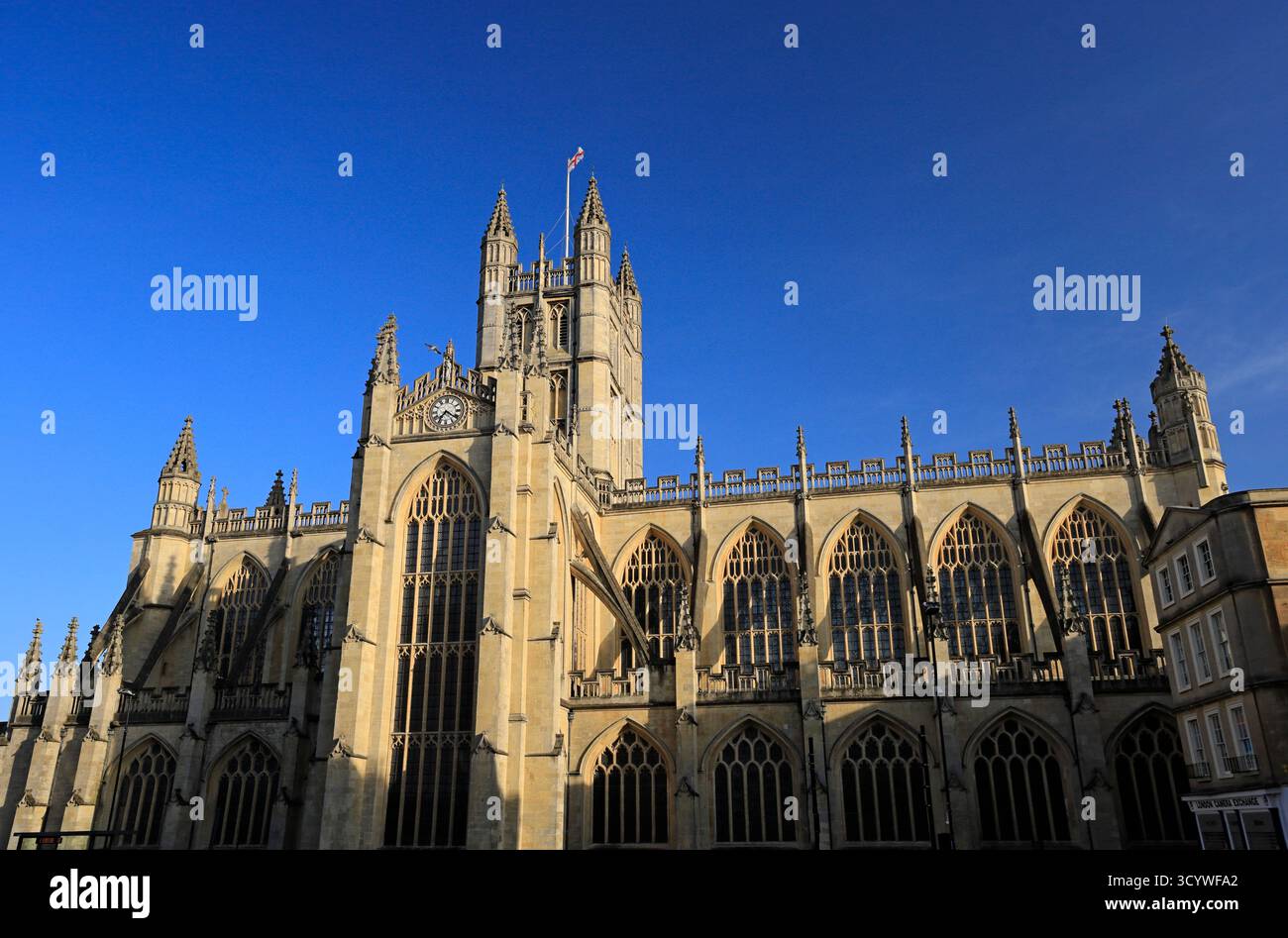 Bath Abbey, Bath, Somerset. Stock Photo