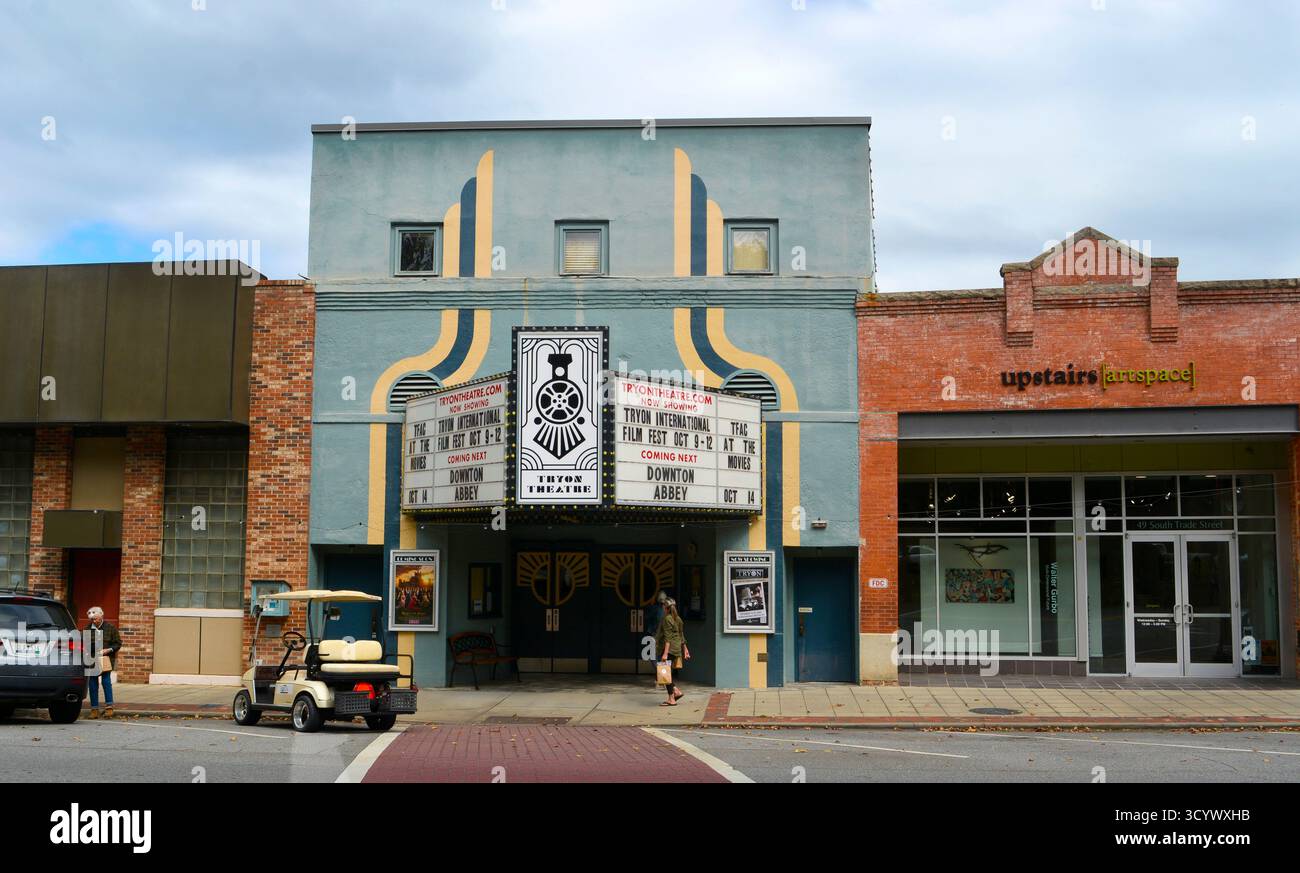 The historic Tryon Theatre in Tryon, North Carolina, home of the annual ...