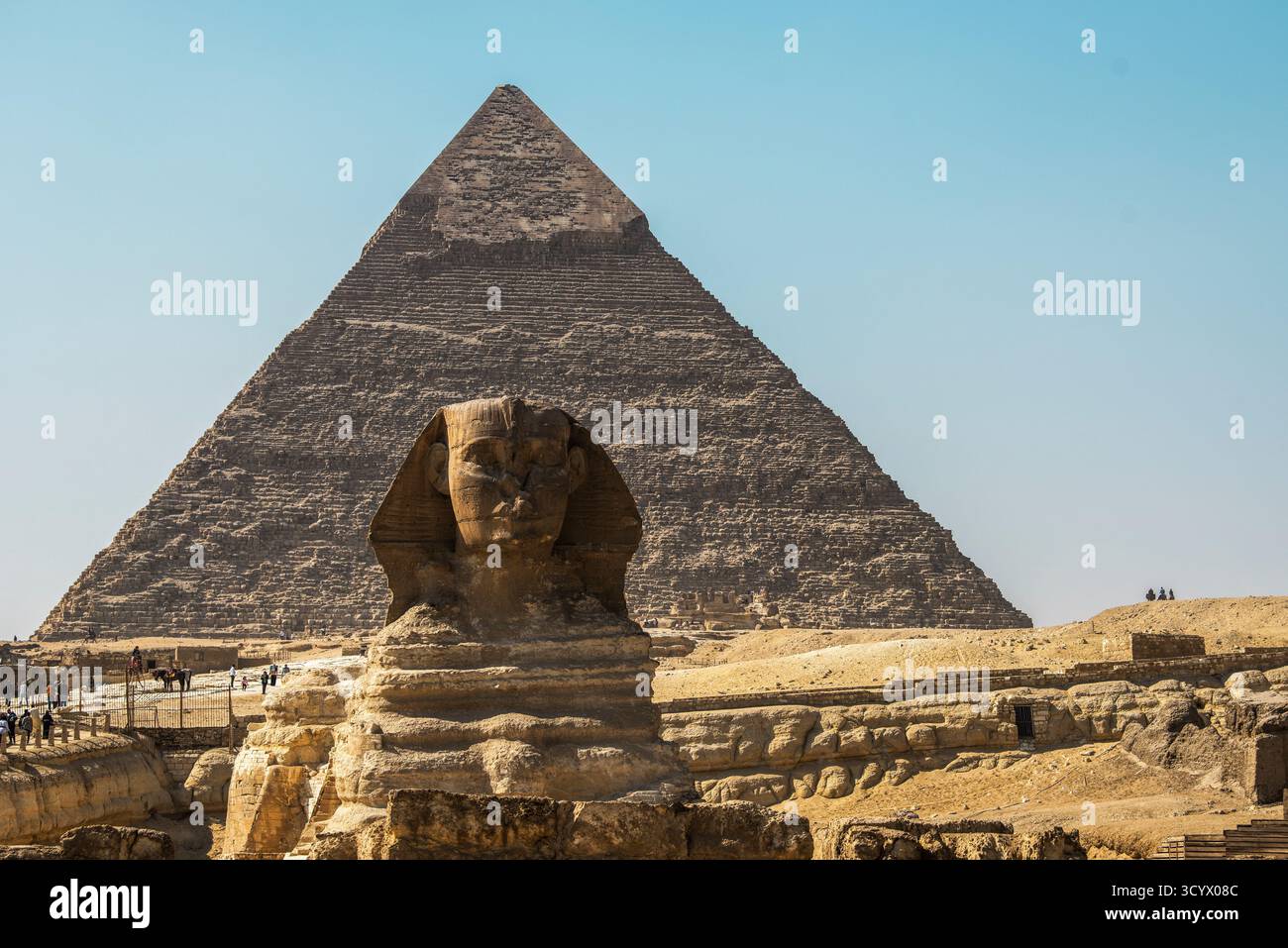 Editorial images of the Pyramids of Giza, Sphinx, and Giza Plateau near ...