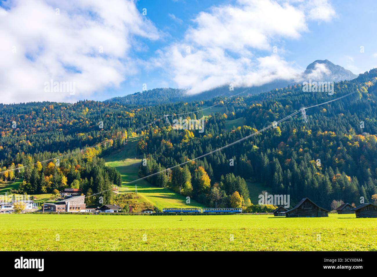 Grainau: Bavarian Zugspitze Railway (Bayerische Zugspitzbahn) rack ...