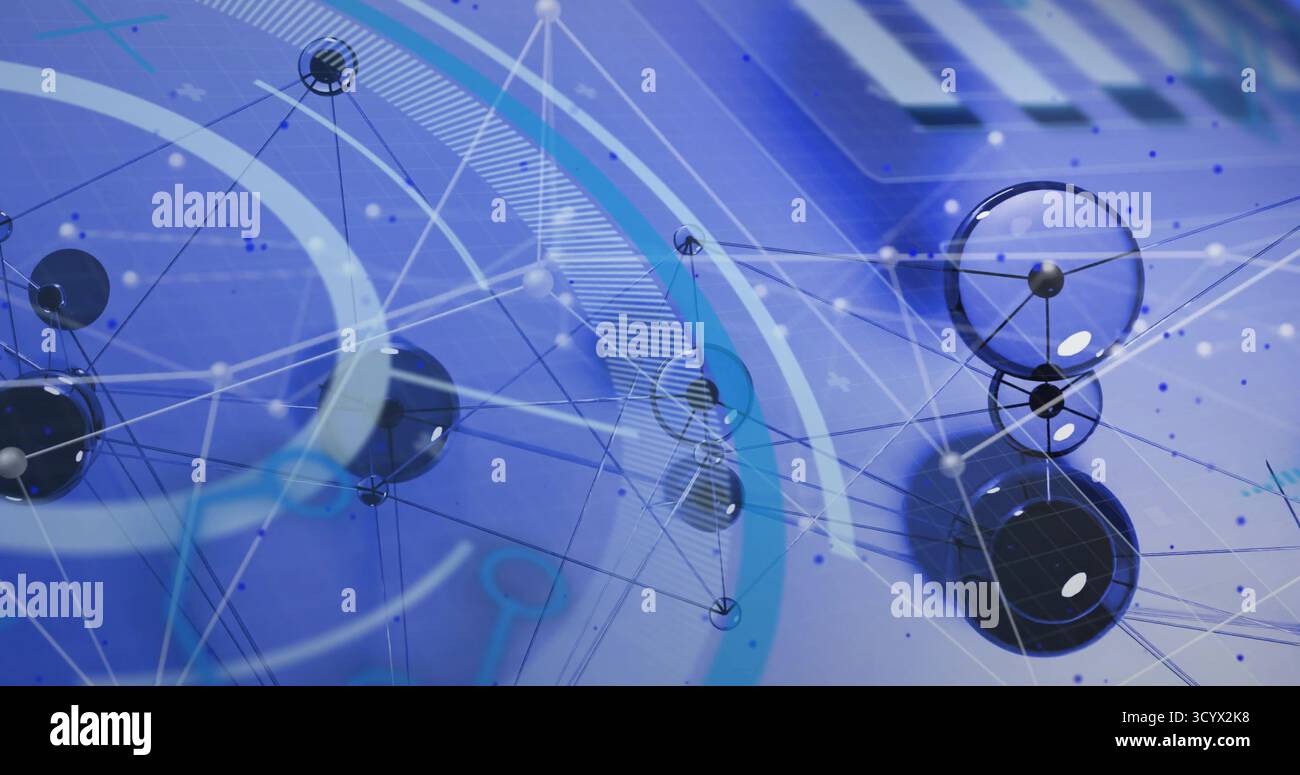 Tech connecting lines hi-res stock photography and images - Alamy