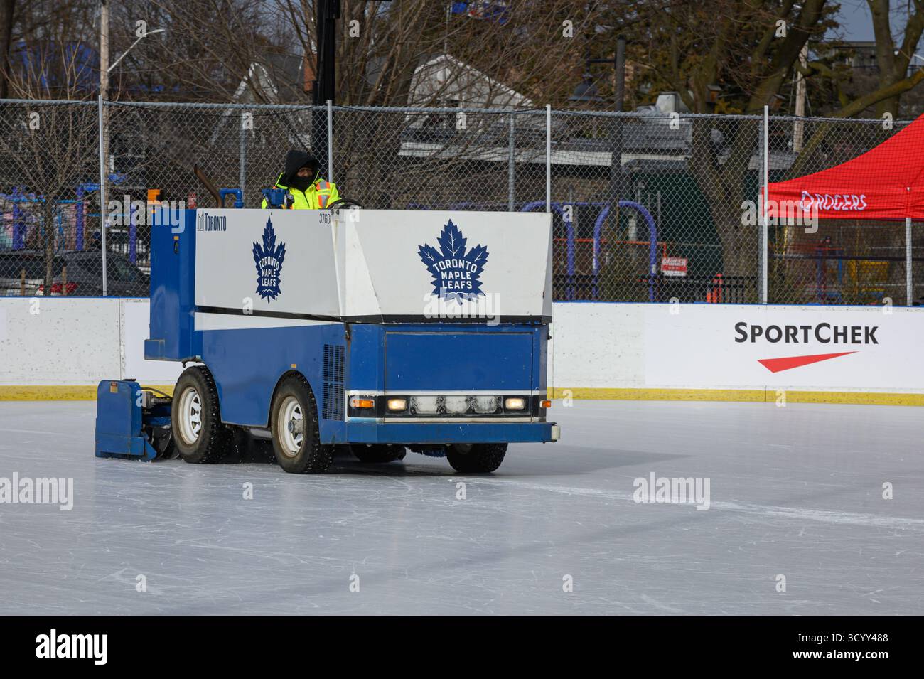 Toronto ON Canada February 12 2025 A Zamboni Ice Resurfacer 