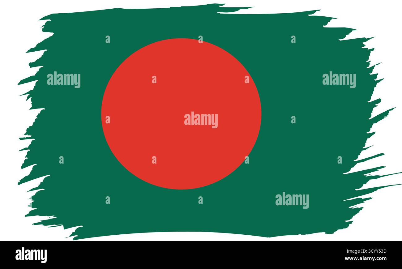 Flag of Bangladesh. Bangladeshi national symbol in official colors ...