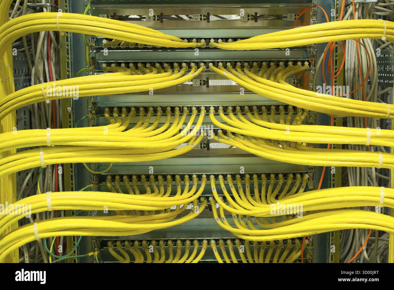 Network LAN patch panel Stock Photo - Alamy