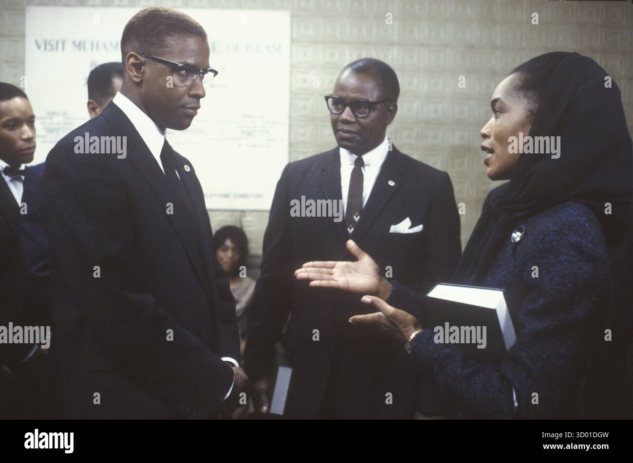 Malcolm x 1992 denzel hi-res stock photography and images - Alamy