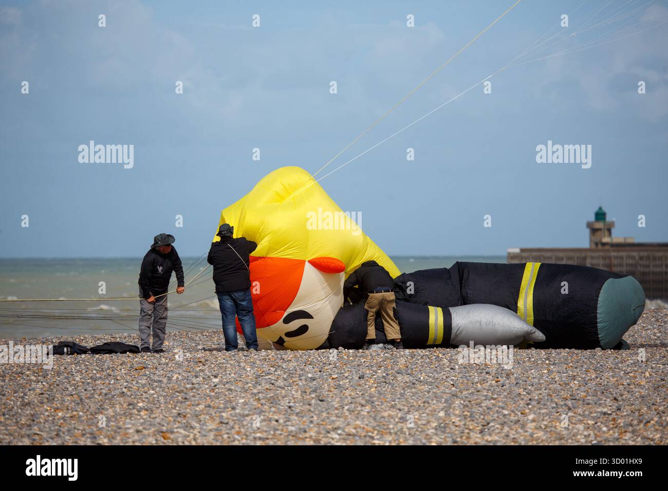 France, Normandy region, Seine-Maritime departement, Dieppe International Kite Festival, 2025 edition Stock Photo