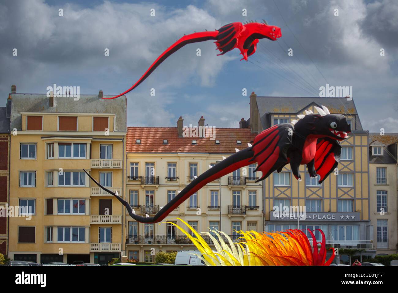 France, Normandy region, Seine-Maritime departement, Dieppe International Kite Festival, 2025 edition Stock Photo
