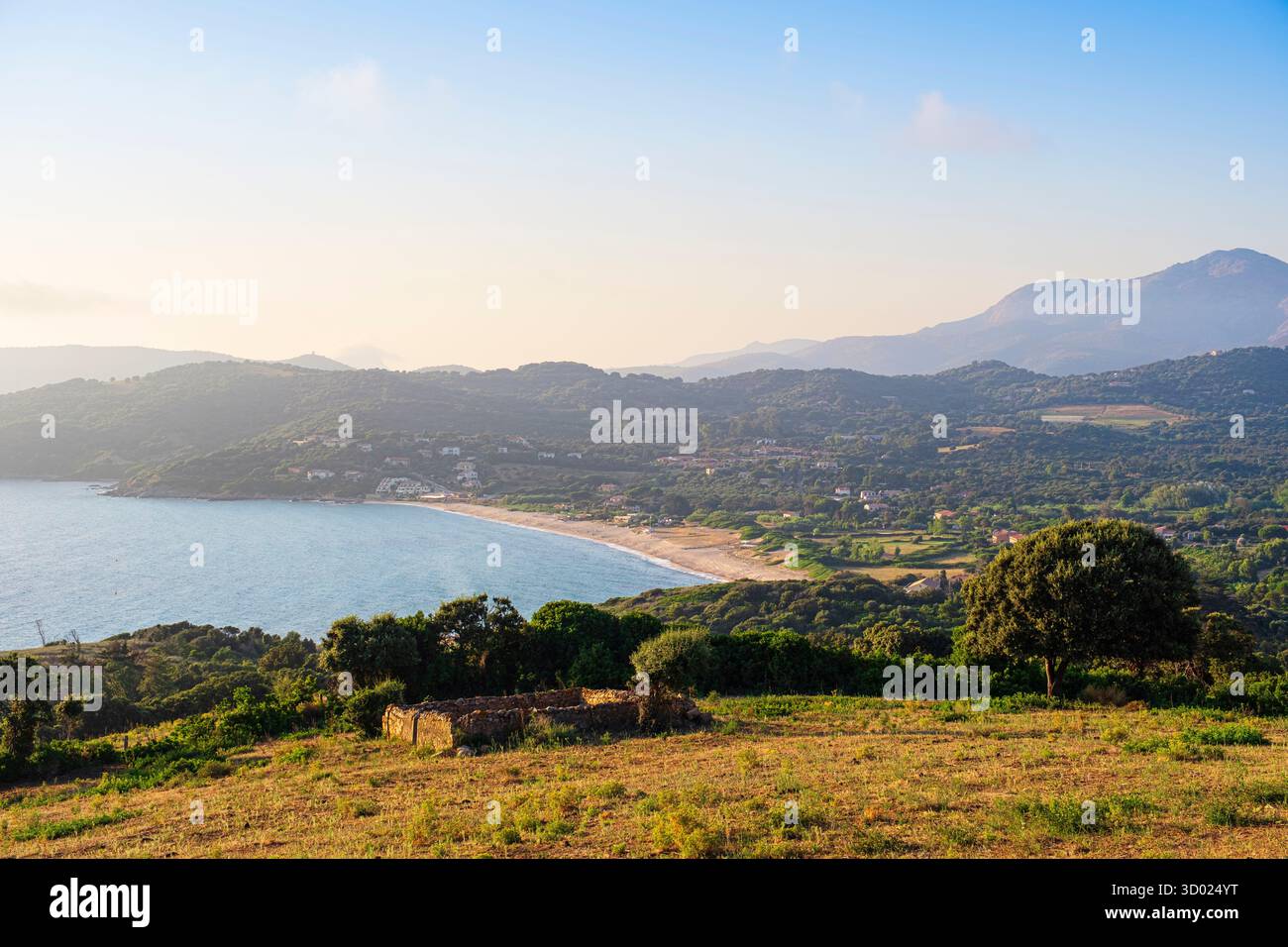 France, Corse du Sud, Cargese, gulf of Peru and Peru beach Stock Photo