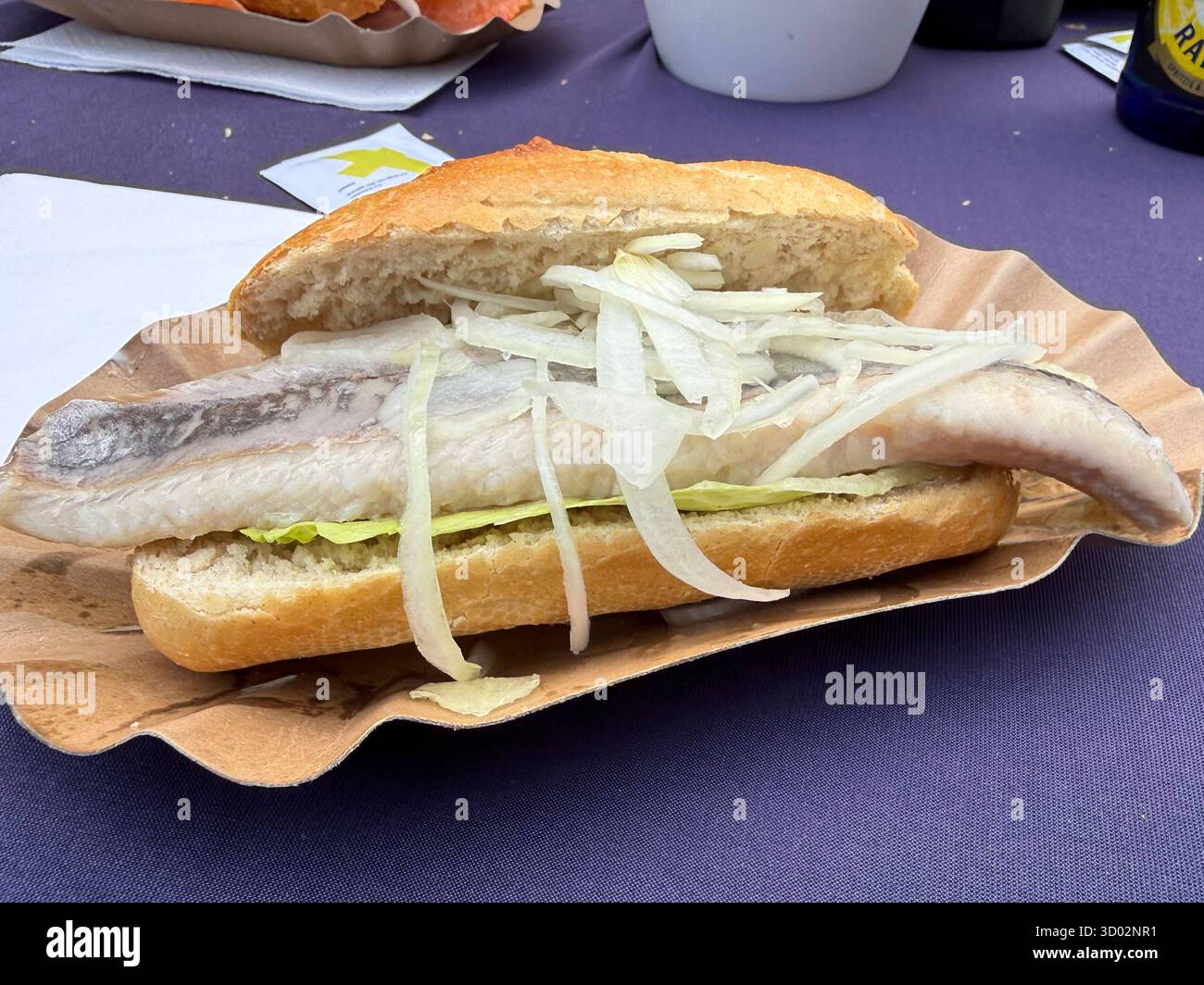 abb/Scharbeutz- Fisch Broetchen mit Matjesfilet Matjes Broetchen ...