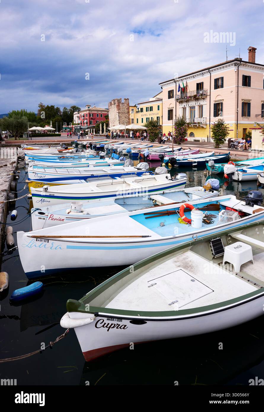 Bardolino Harbour Stock Photo