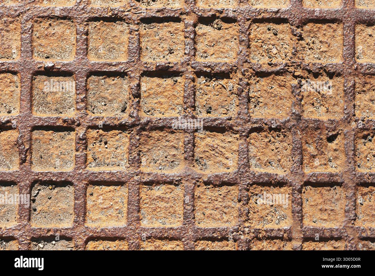 Rusty metal grid surface closeup. Industrial grate texture background ...