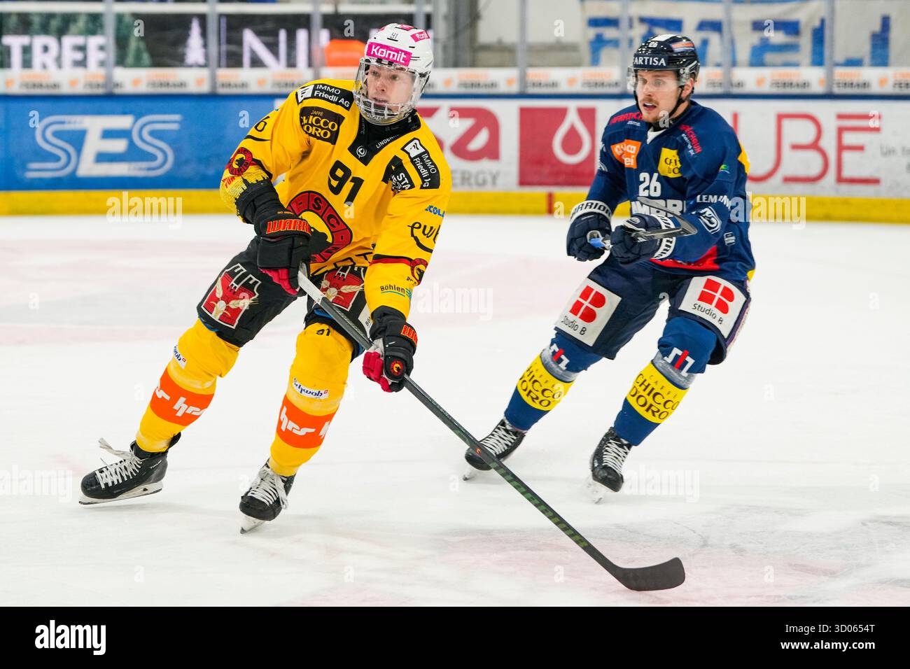 21/10/2025, Ambri, Gottardo Arena, NL: HC Ambri-Piotta - SC Bern, #91 ...