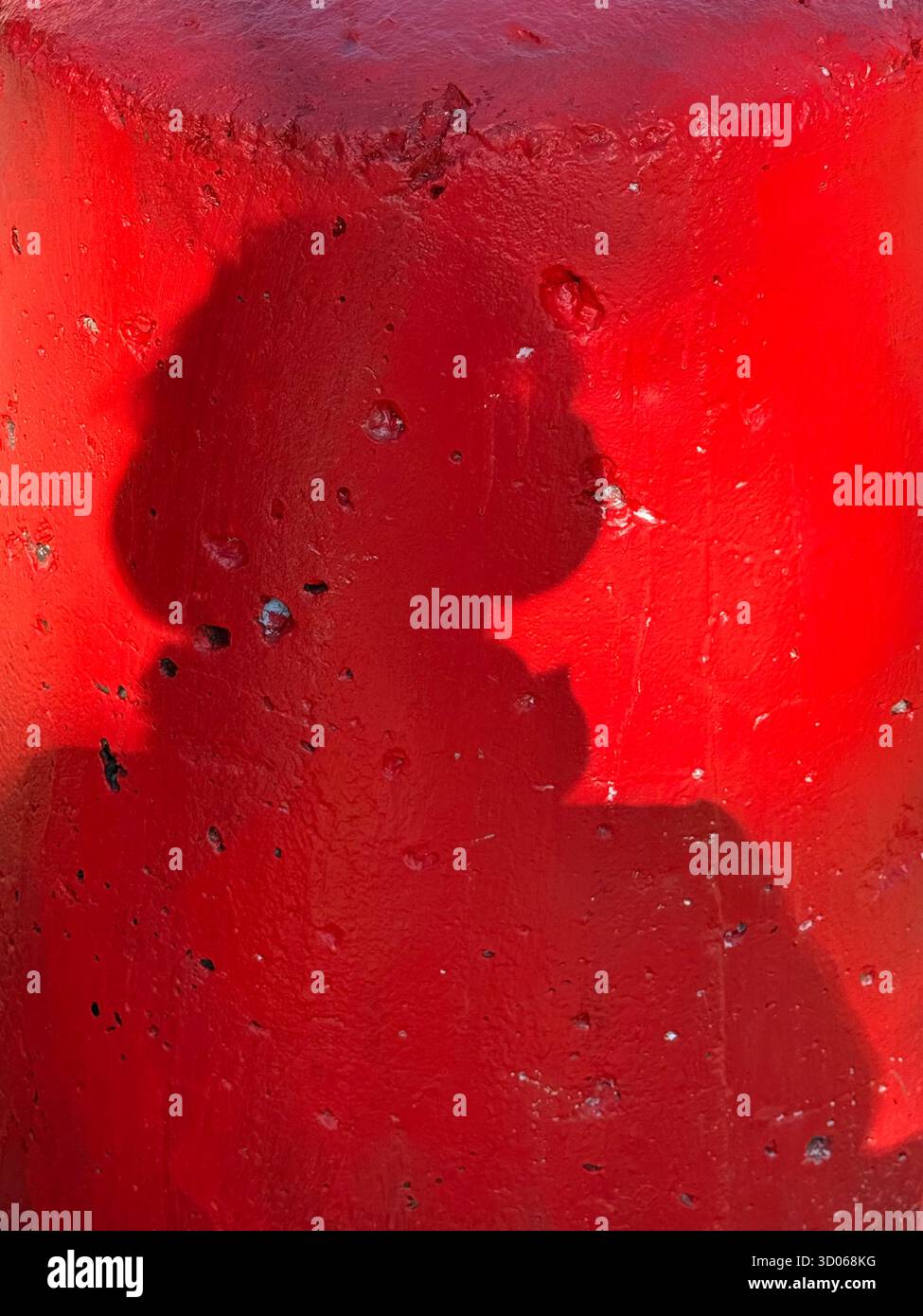 shadow of a person - Smartphone Captured Stock Image