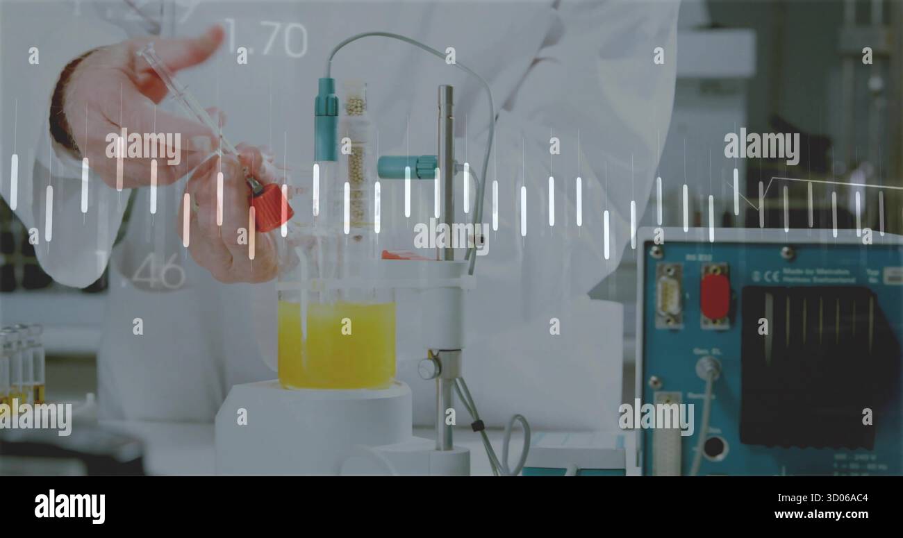 Liquid probe in hands lab hi-res stock photography and images - Alamy