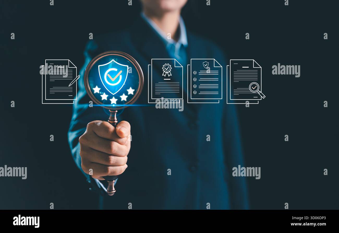 Quality assurance, certification concept emphasizes five-star service ...