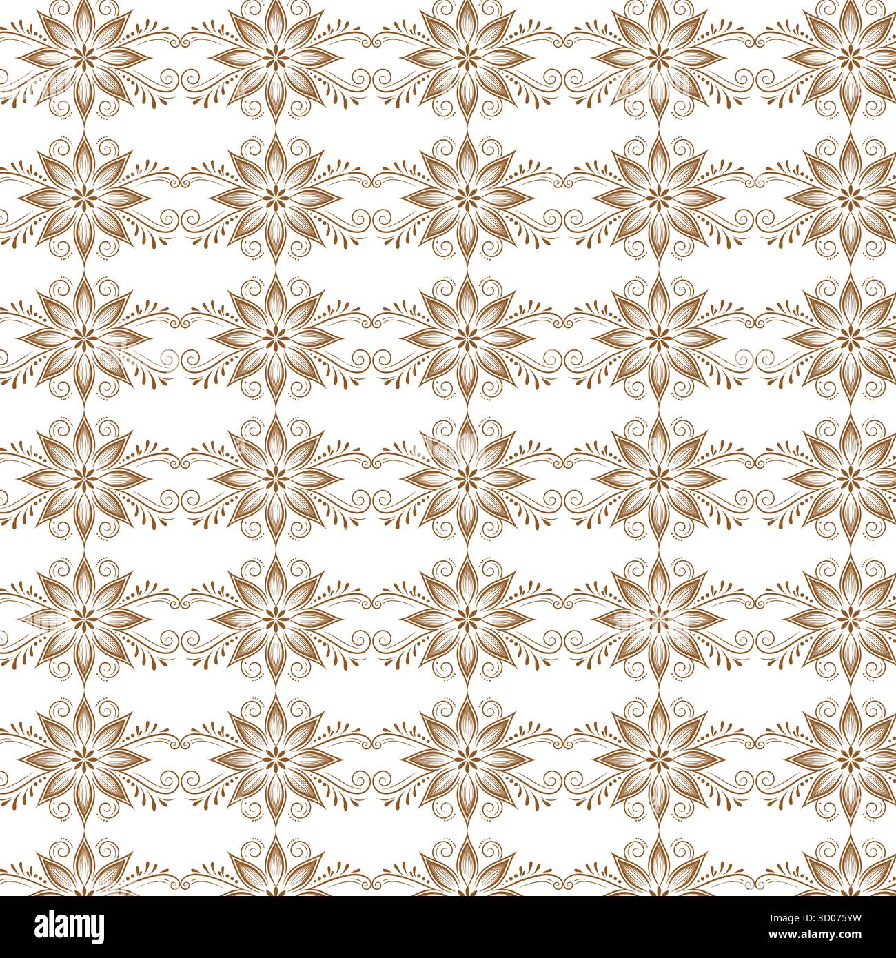 Pattern floral ornament seamless background Stock Vector