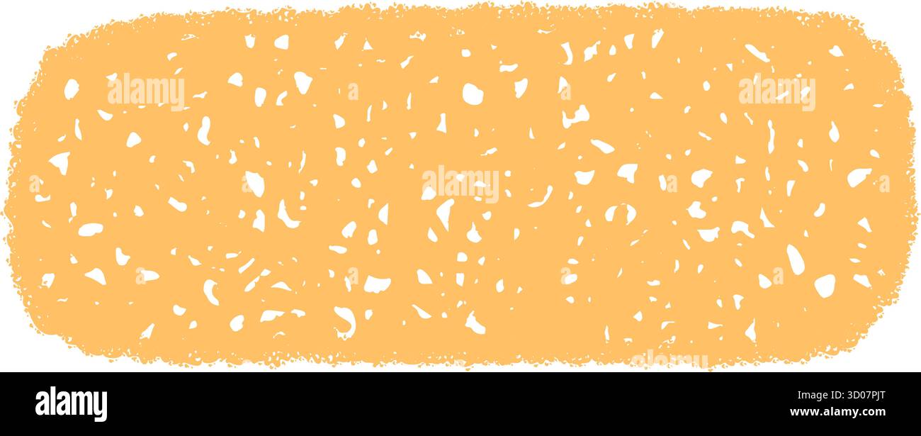 Fluid Crayon Scribble Rectangle Frame Stock Vector