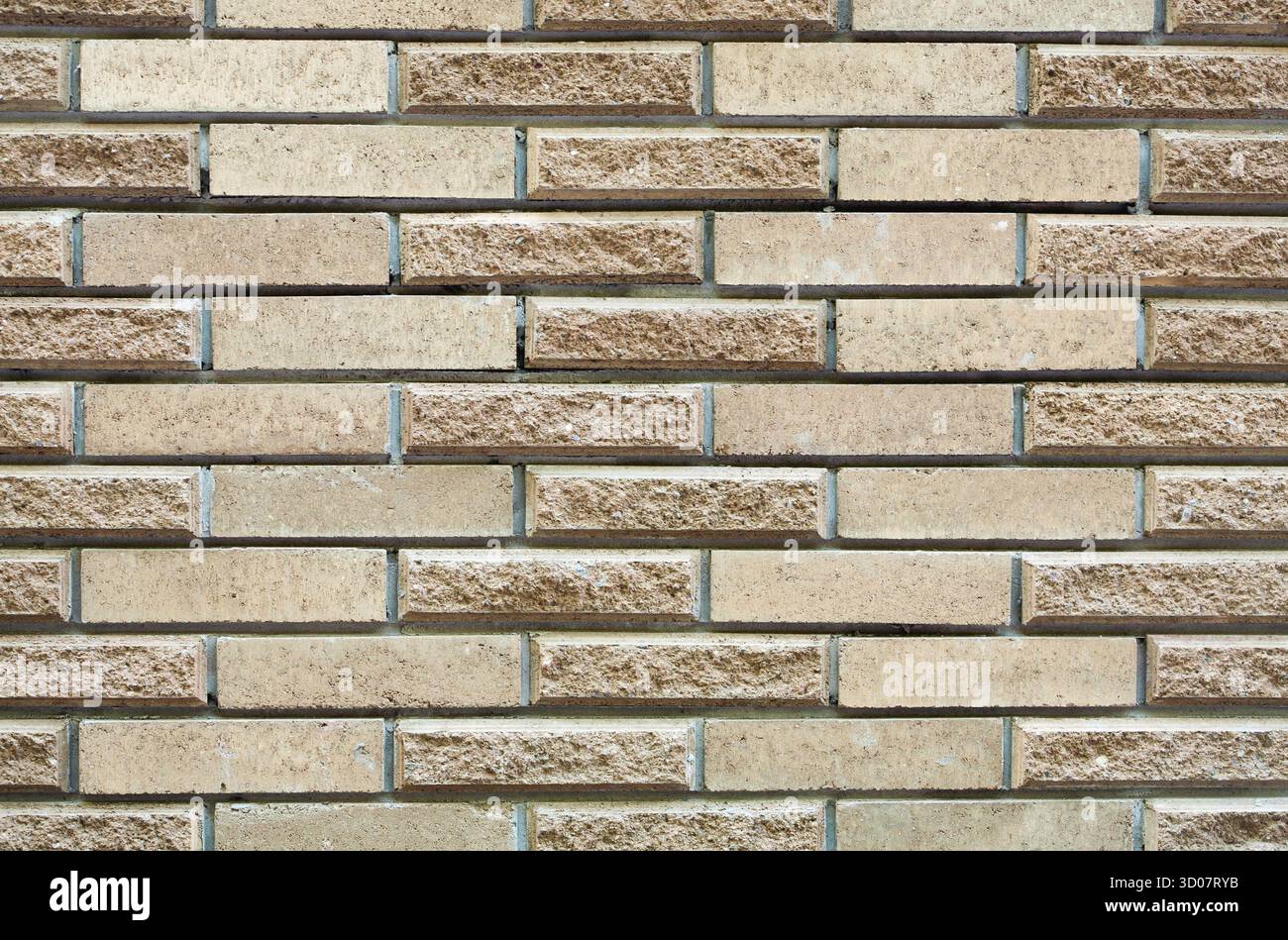 High resolution cream brick wall texture Stock Photo