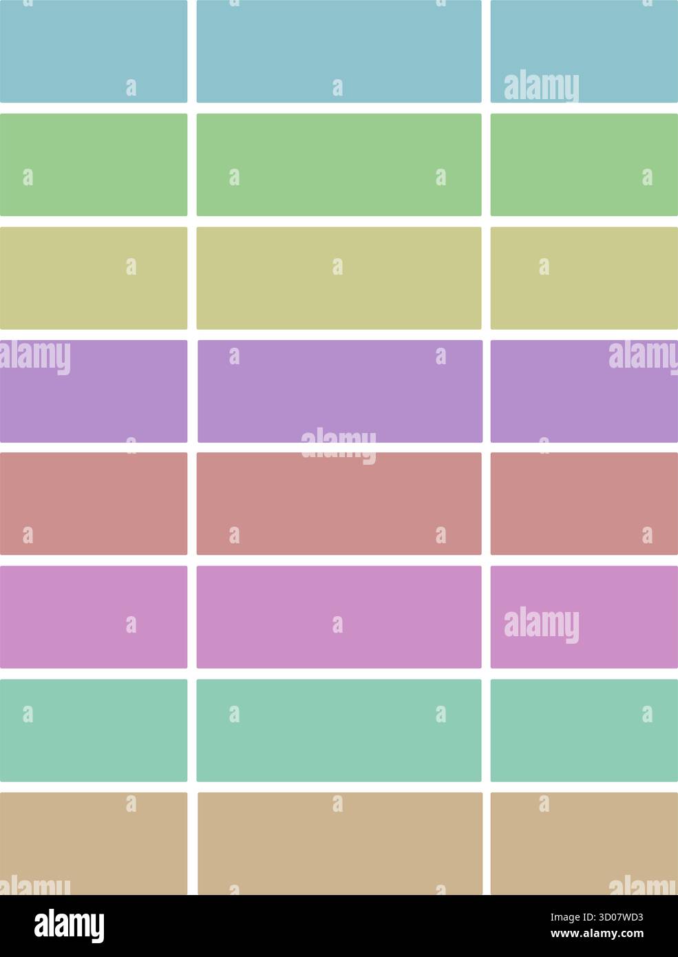 Three Rows Grid Row column Stock Vector Images - Alamy